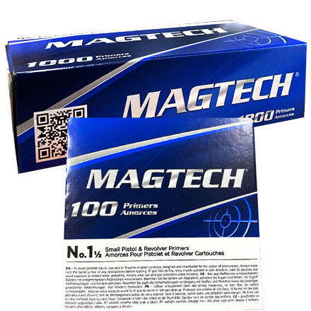 MagTech 1-1/2 Small Pistol Primers 5000 Count Case