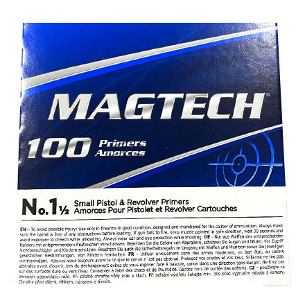 MagTech 1-1/2 Small Pistol Primers 5000 Count Case