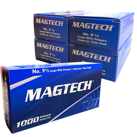 MagTech 9-1/2 Large Rifle Primers 5000 Count Case