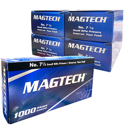 MagTech 7-1/2 Small Rifle Primers 5000 Count Case