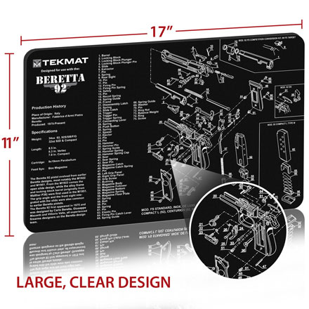 Baretta 92 Gun Cleaning Mat