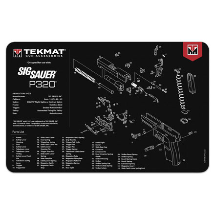 Sig Sauer P320 Gun Cleaning Mat